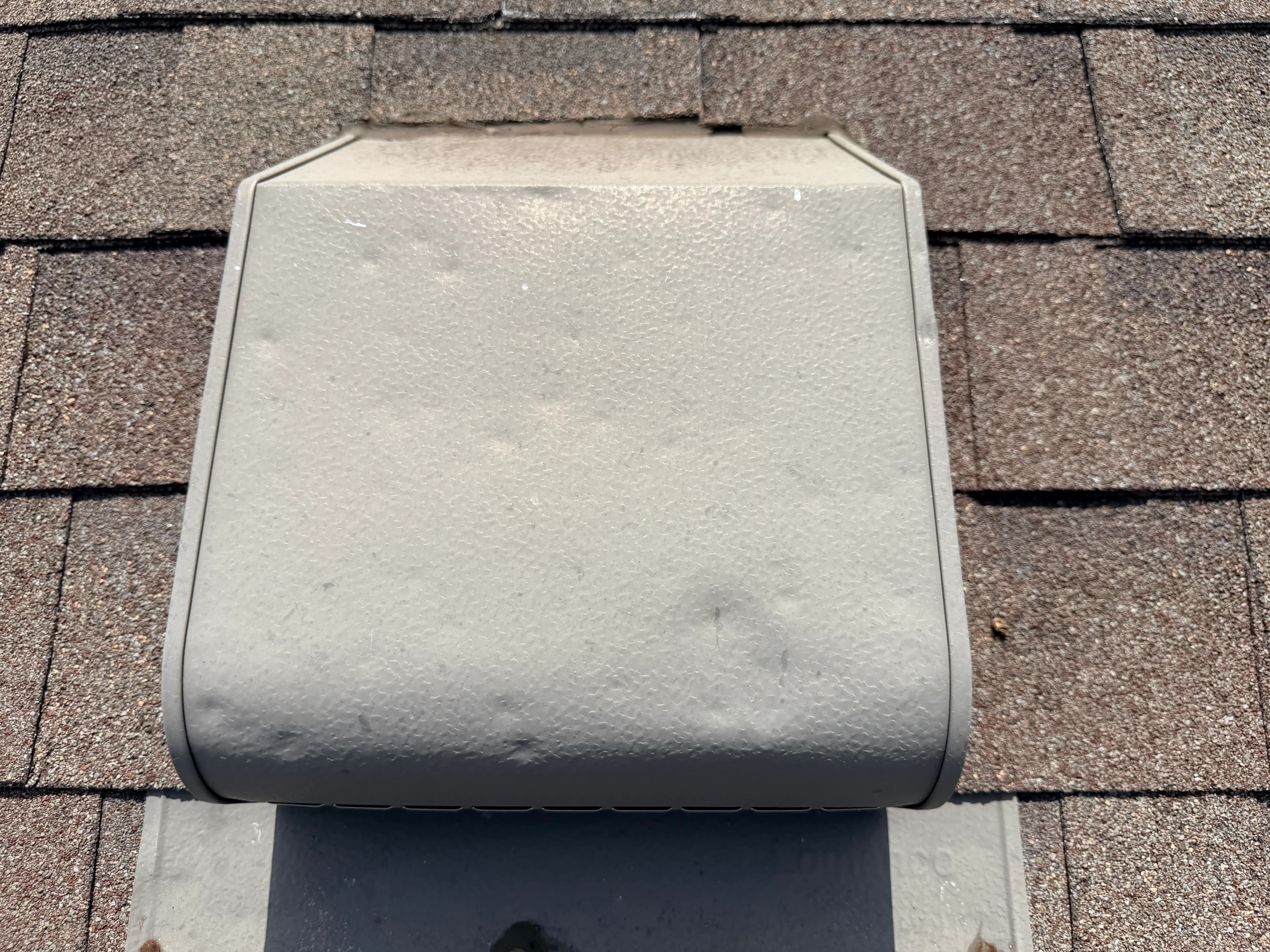 hail damage found on metal cover - OKC
