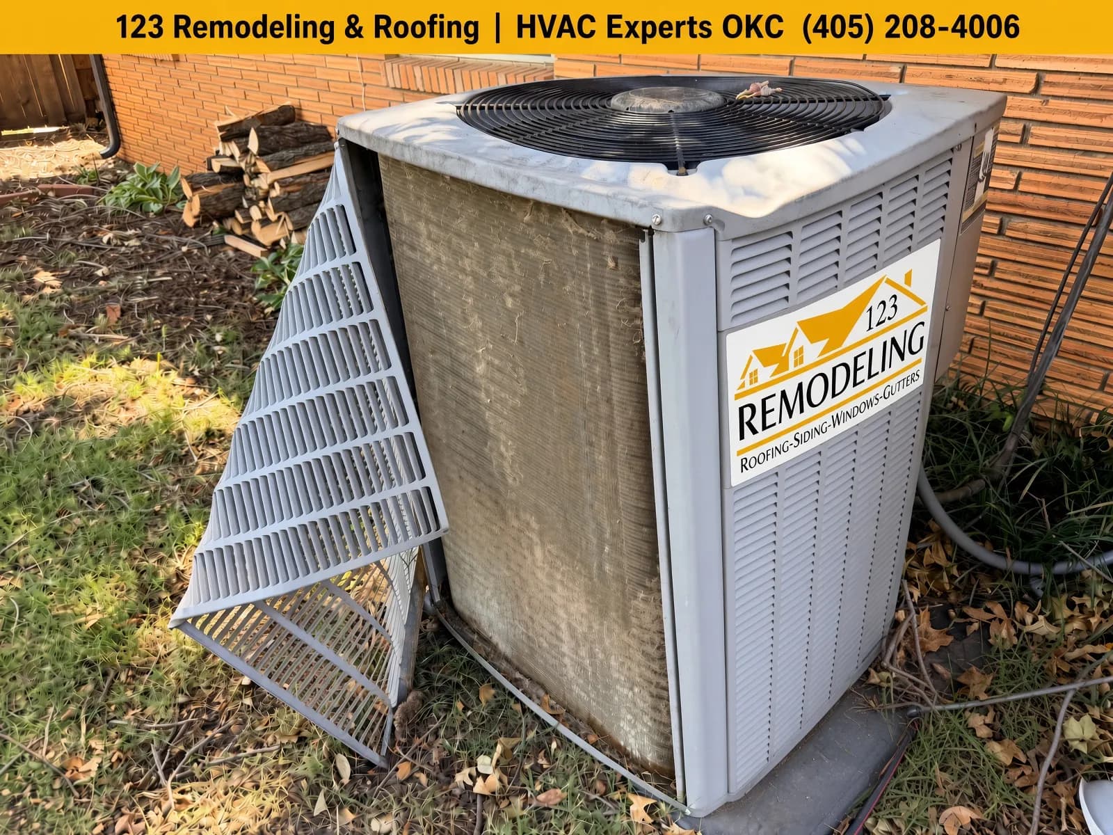 OKC HVAC condenser